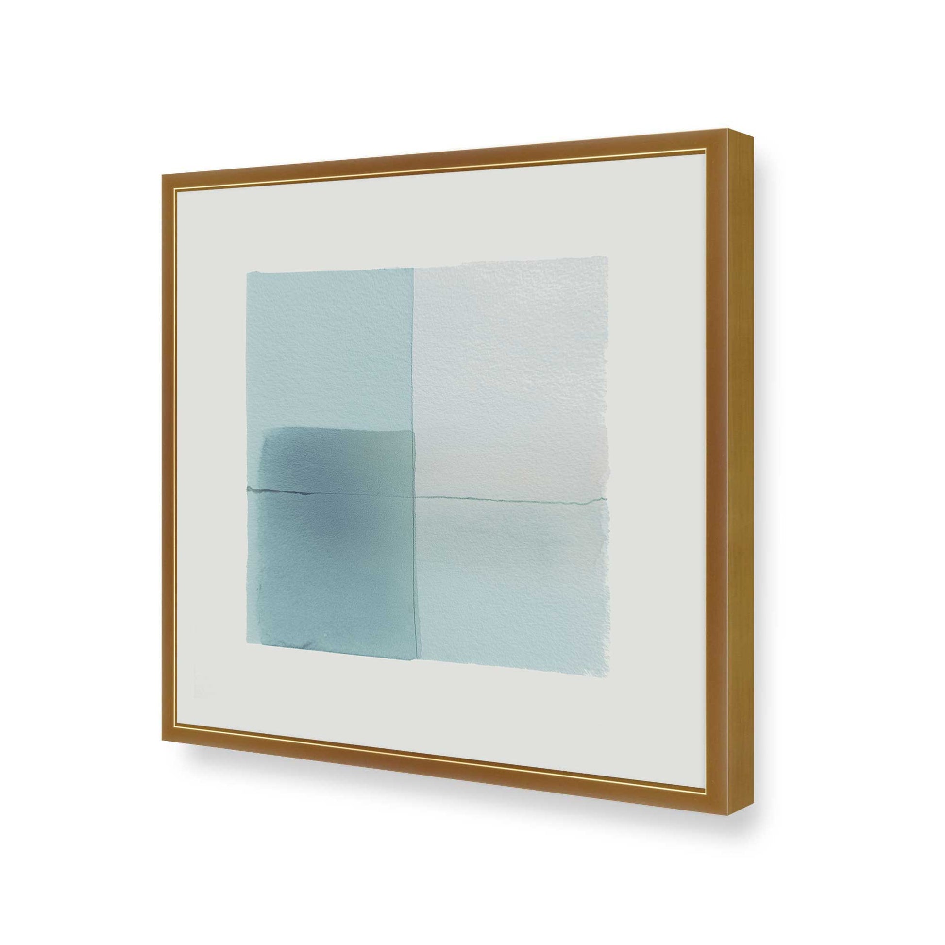 [Color:Polished Gold], Picture of art in a Polished Gold frame of the corner