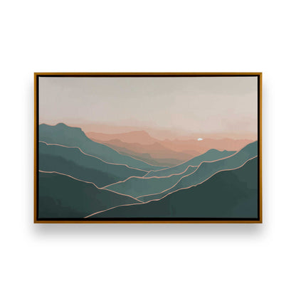 [Color:Polished Gold], Picture of art in a Polished Gold frame