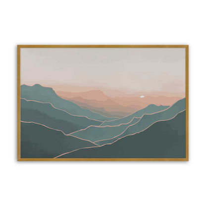 [Color:Polished Gold], Picture of art in a Polished Gold frame