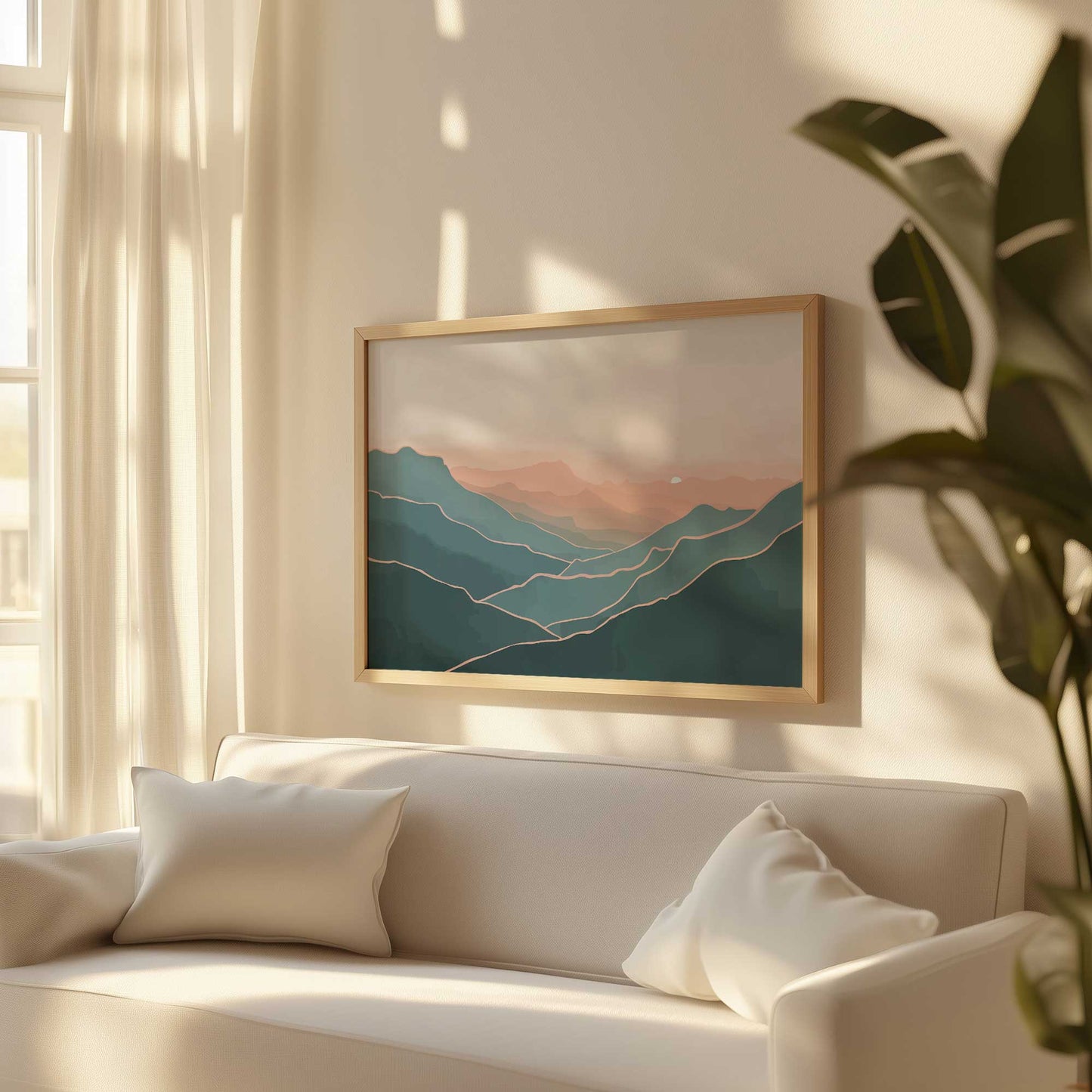 Picture of art in a room