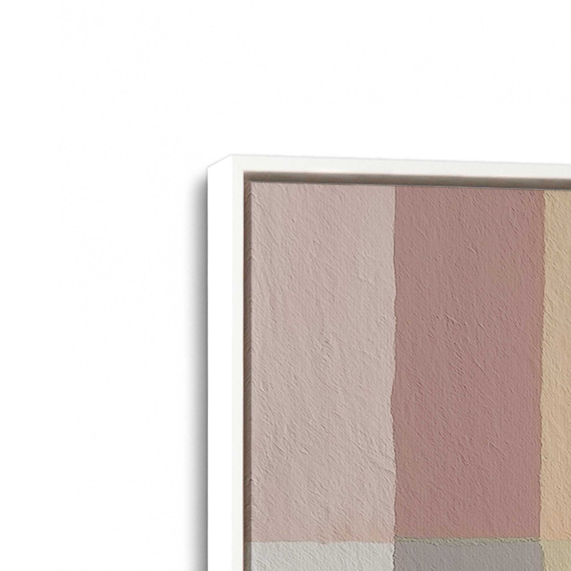 [Color:Opaque White], Picture of art in a White frame at an angle