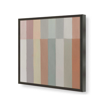 [Color:Satin Black], Picture of art in a Satin Black frame of the corner