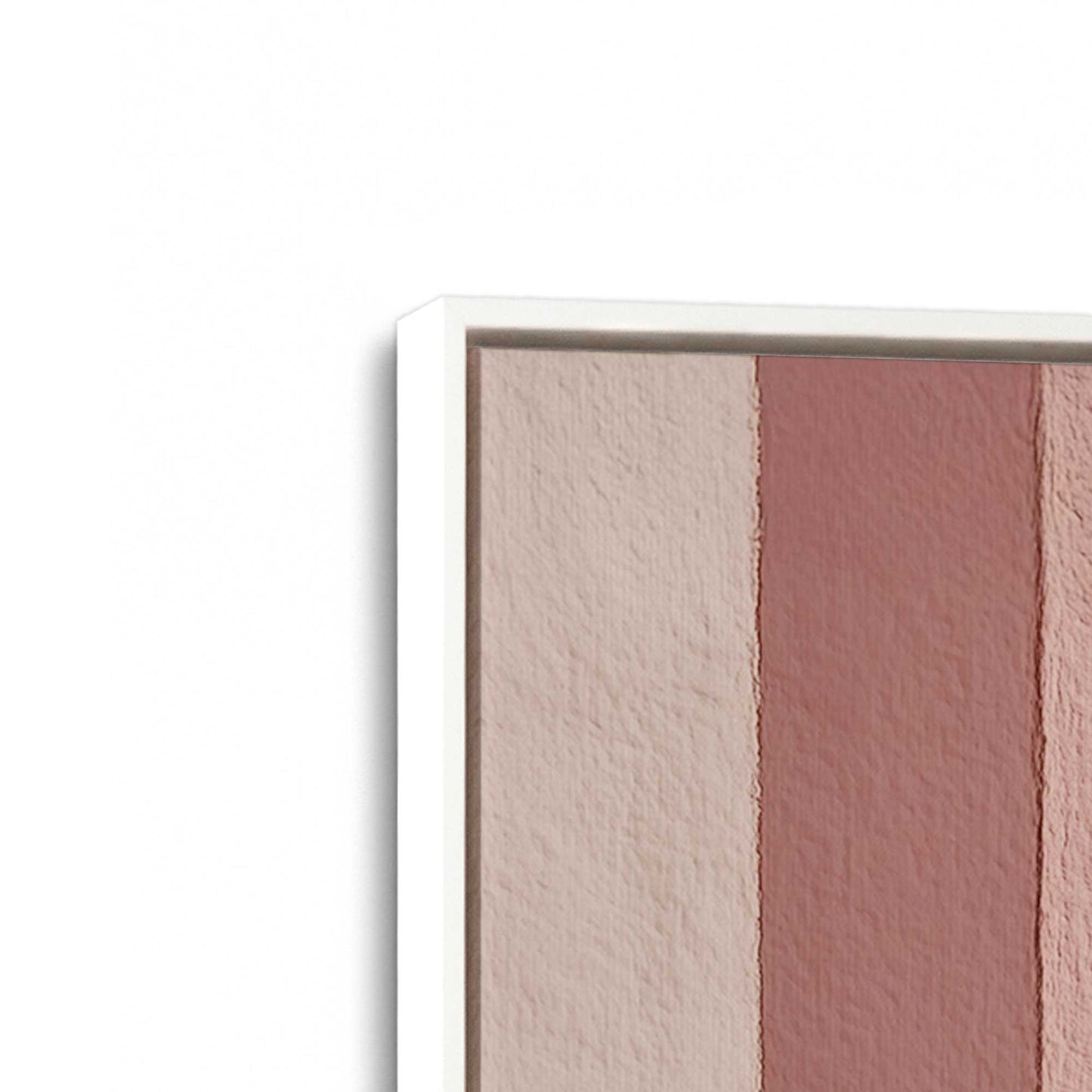 [Color:Opaque White], Picture of art in a White frame at an angle