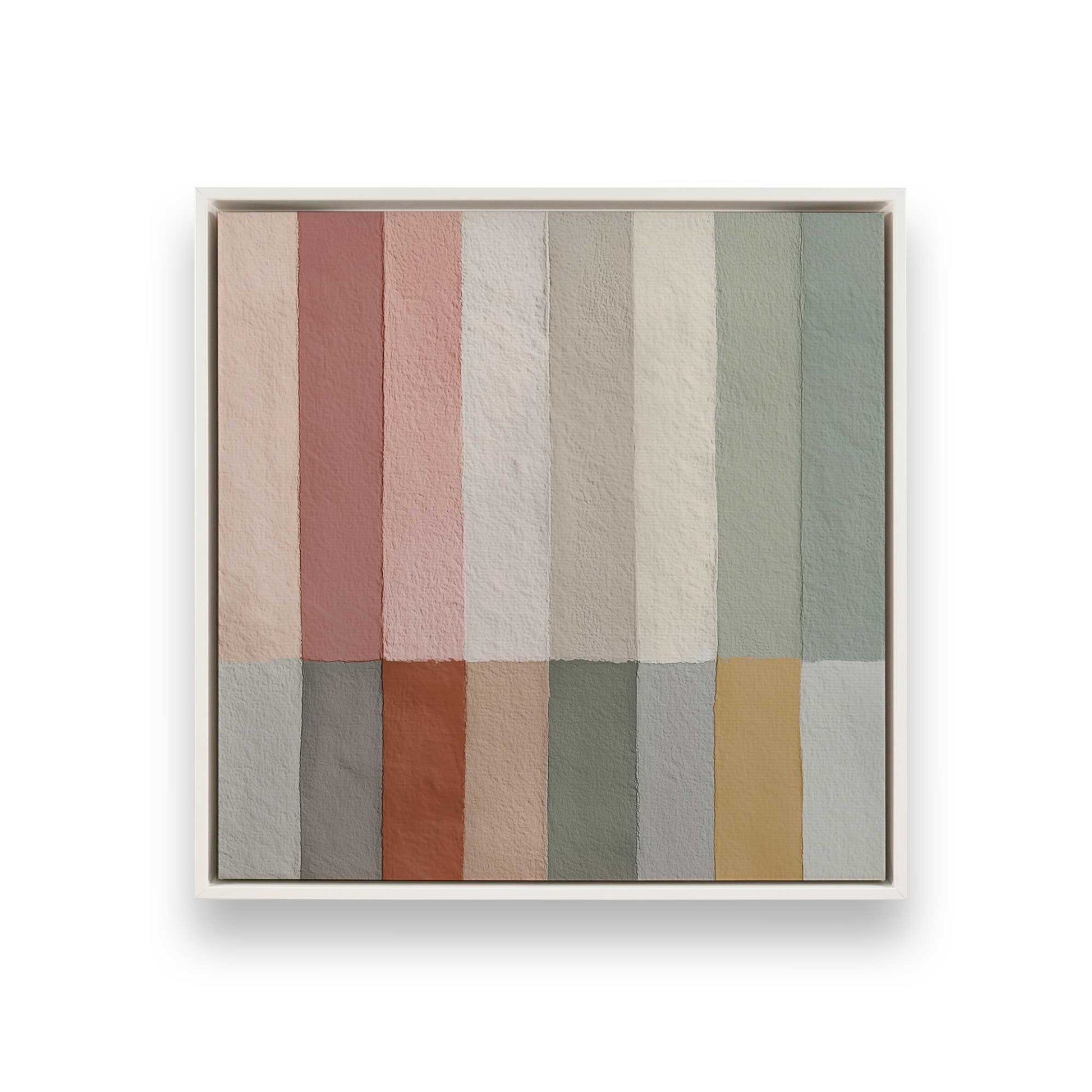[Color:Opaque White], Picture of art in a White frame