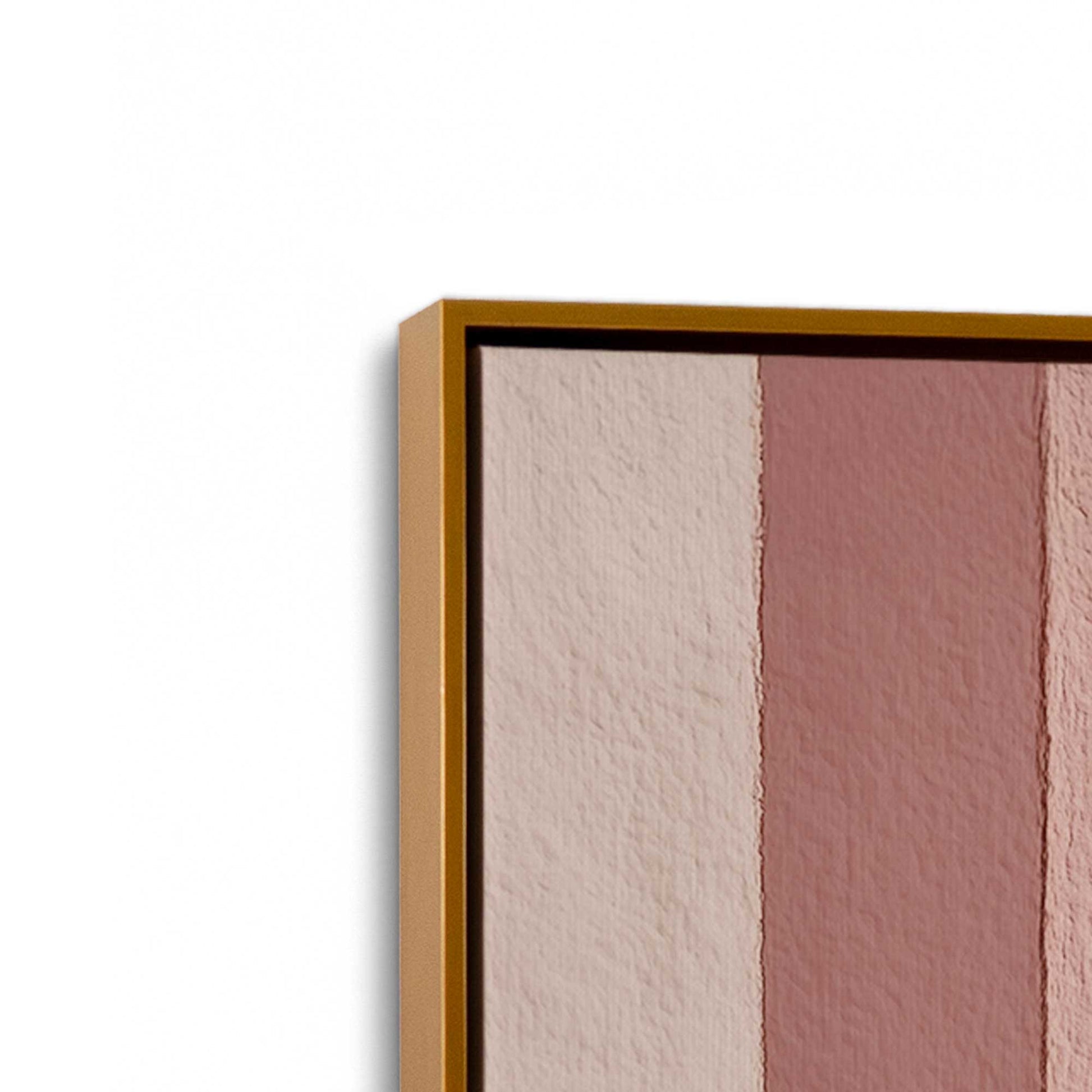 [Color:Polished Gold], Picture of art in a Polished Gold frame at an angle