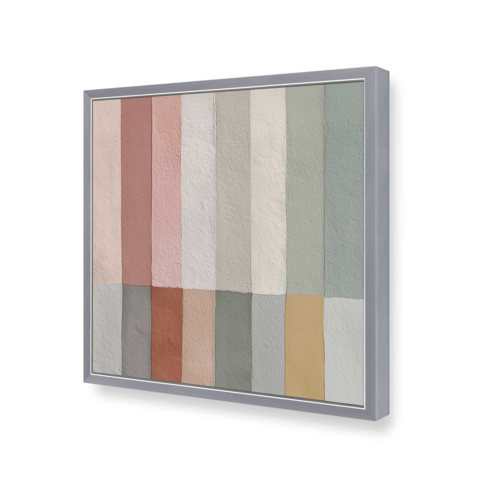 [Color:Polished Chrome], Picture of art in a Polished Chrome frame of the corner