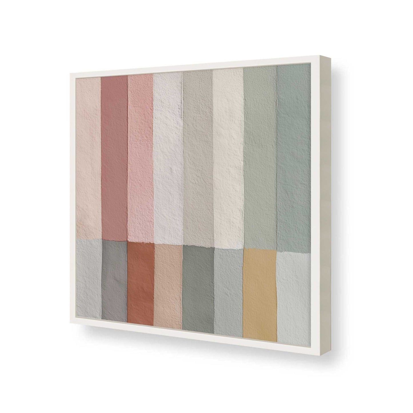 [Color:Opaque White], Picture of art in a Opaque White frame of the corner