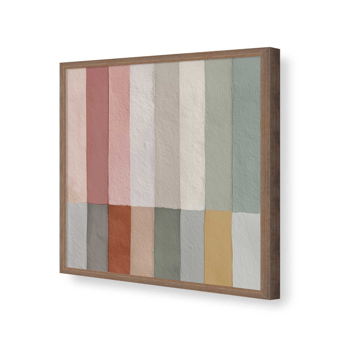 [Color:Walnut], Picture of art in a Walnut frame of the corner