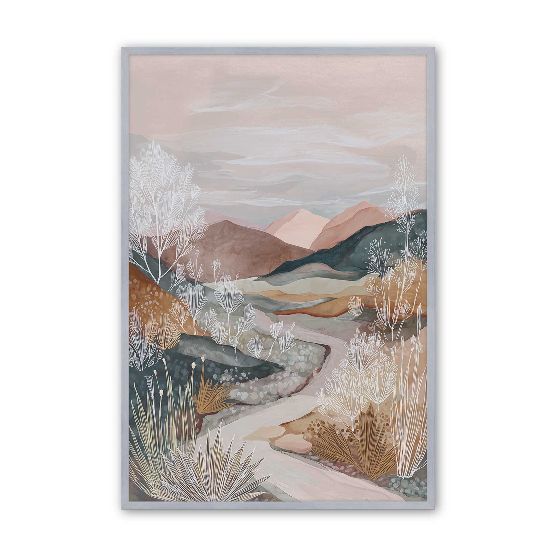 [Color:Polished Chrome], Picture of art in a Polished Chrome frame