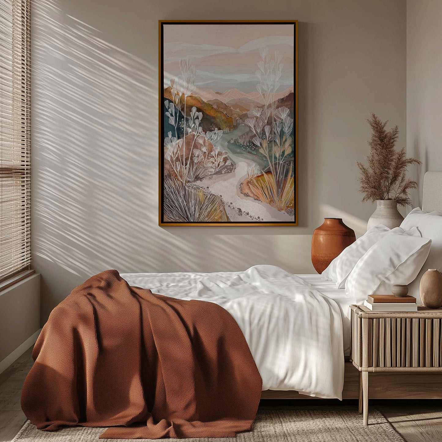 Picture of art in a room