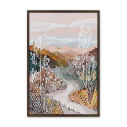 [Color:Belvinder Brown], Picture of art in a Belvinder Brown frame