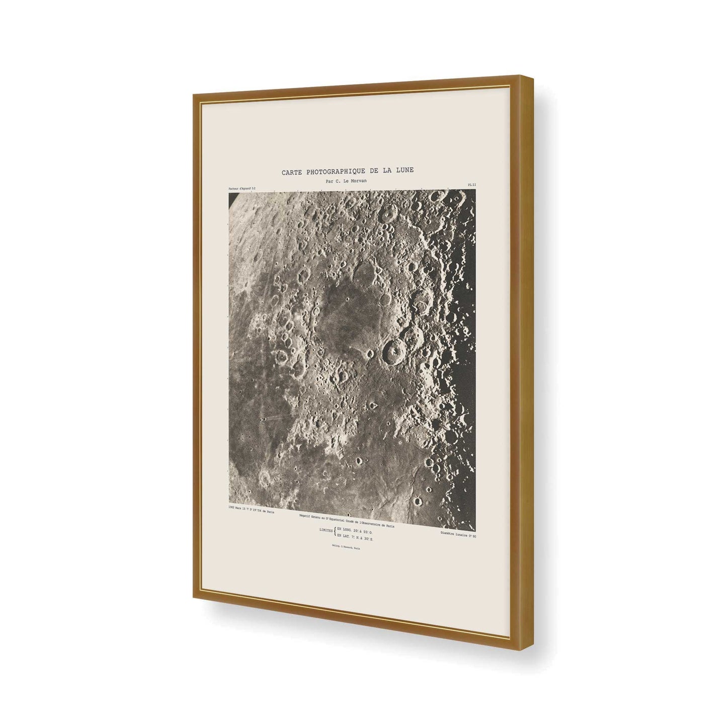 [Color:Polished Gold], Picture of art in a Polished Gold frame of the corner