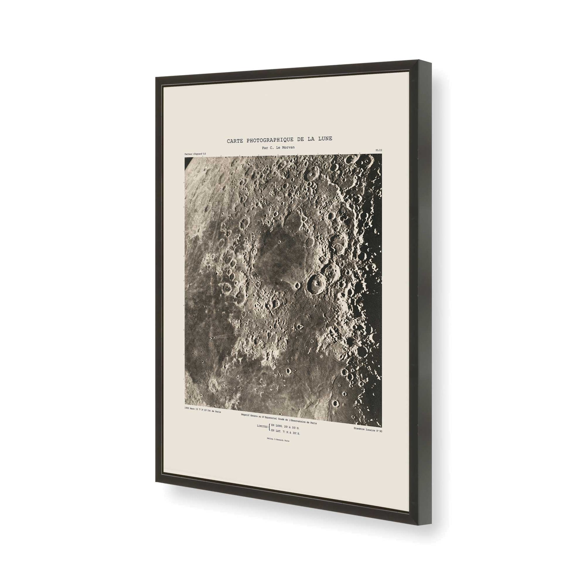 [Color:Satin Black], Picture of art in a Satin Black frame of the corner