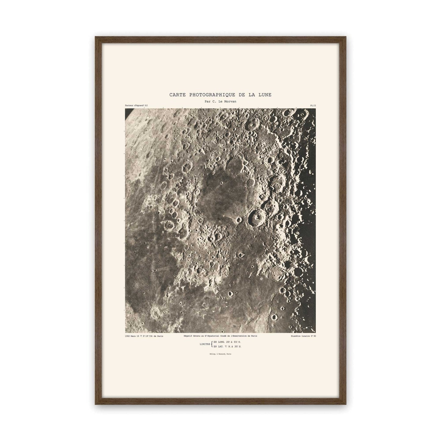 [Color:Walnut], Picture of art in a Walnut frame