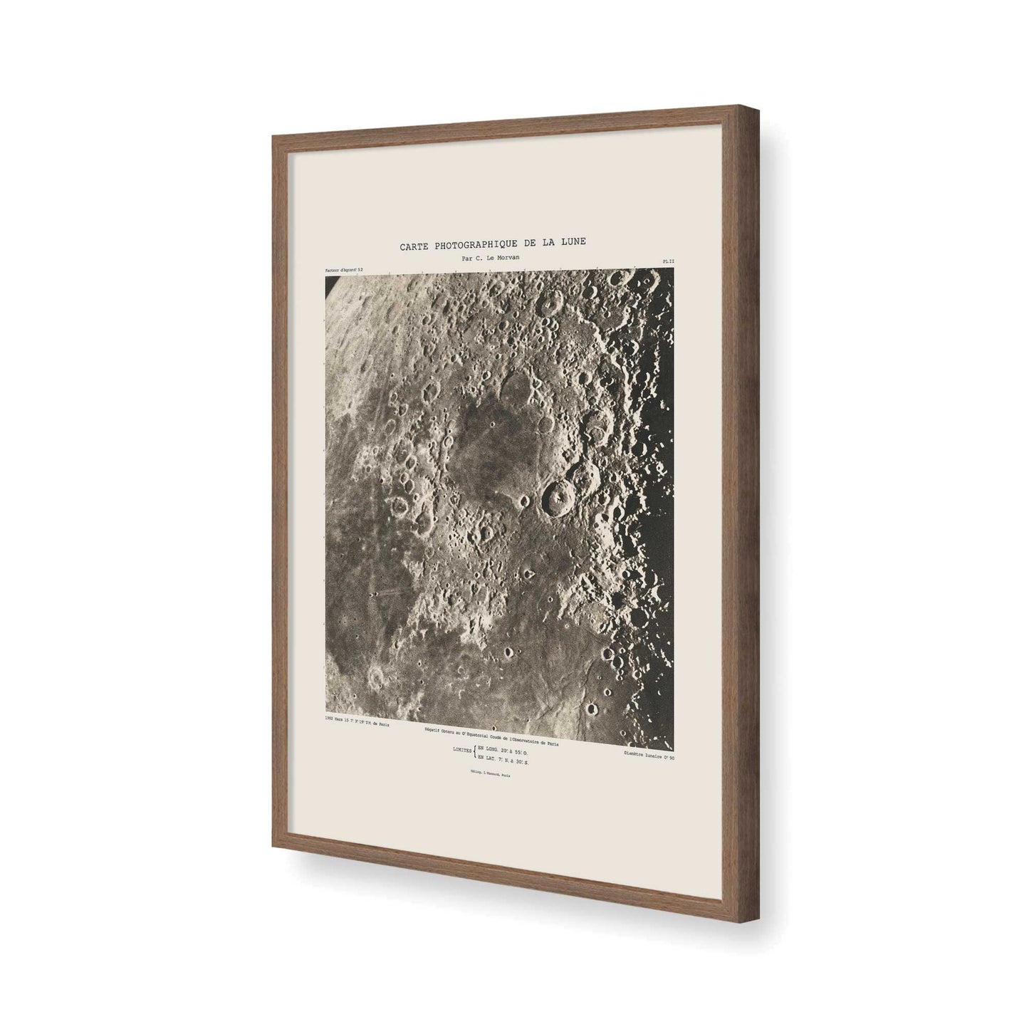 [Color:Walnut], Picture of art in a Walnut frame of the corner