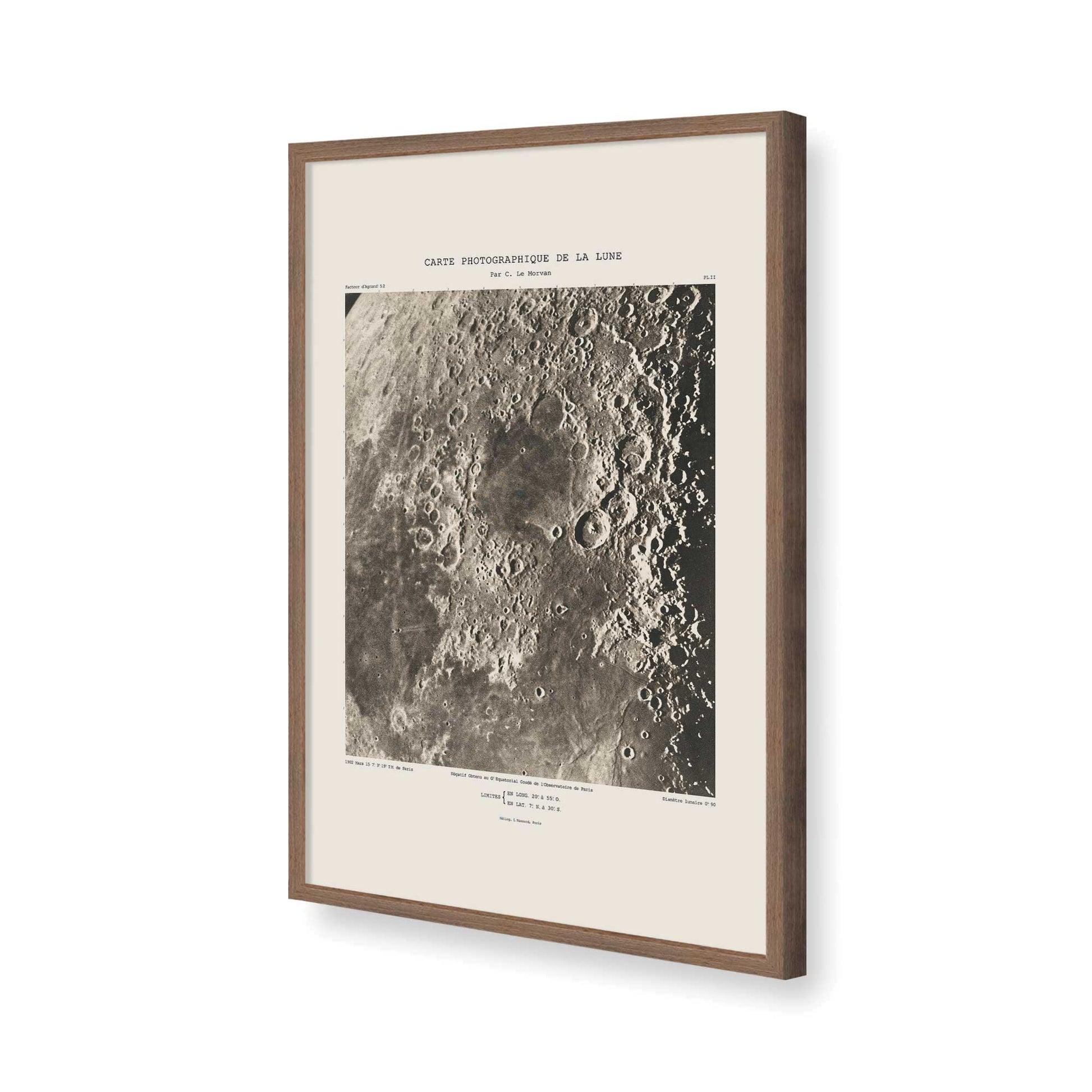 [Color:Walnut], Picture of art in a Walnut frame of the corner