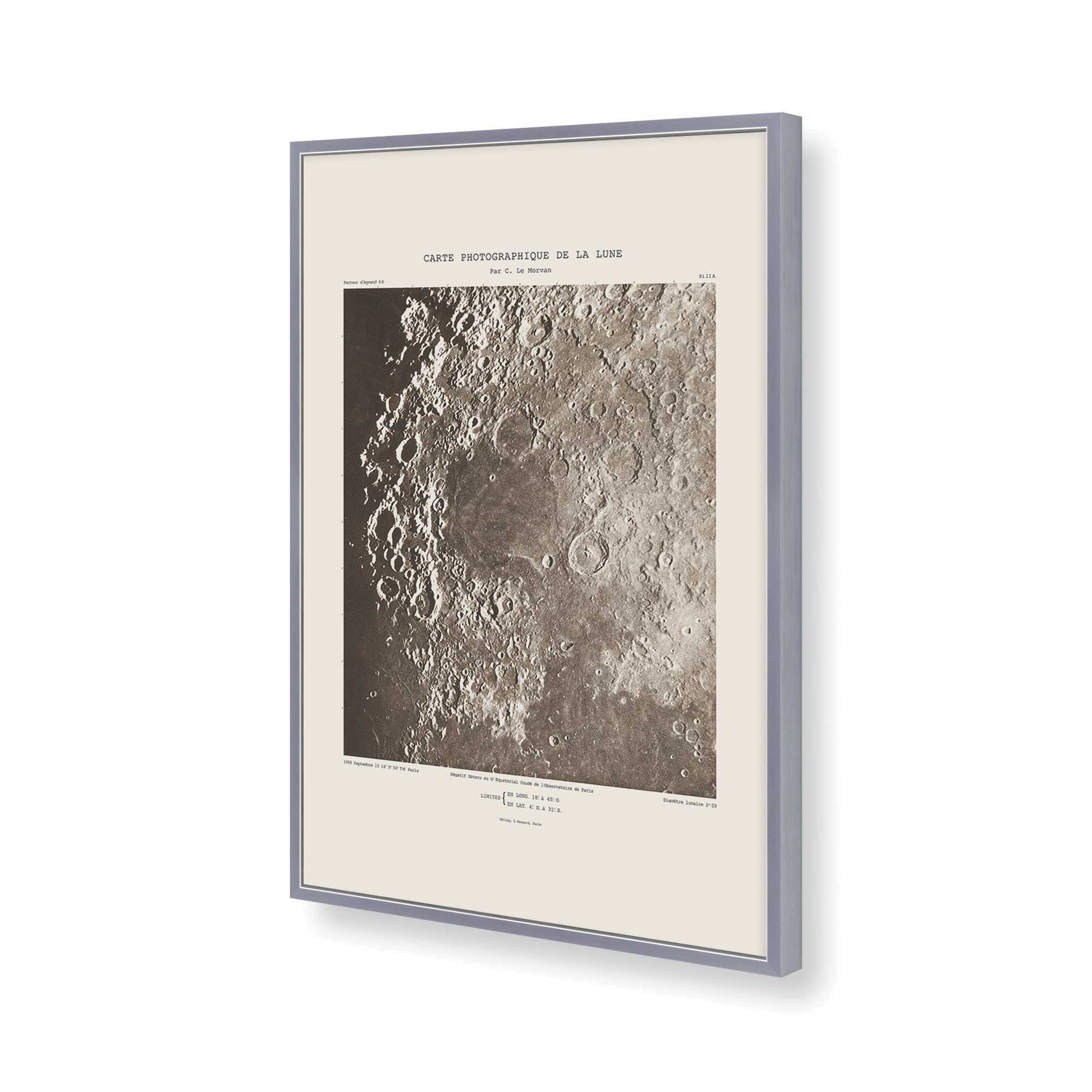 [Color:Polished Chrome], Picture of art in a Polished Chrome frame of the corner