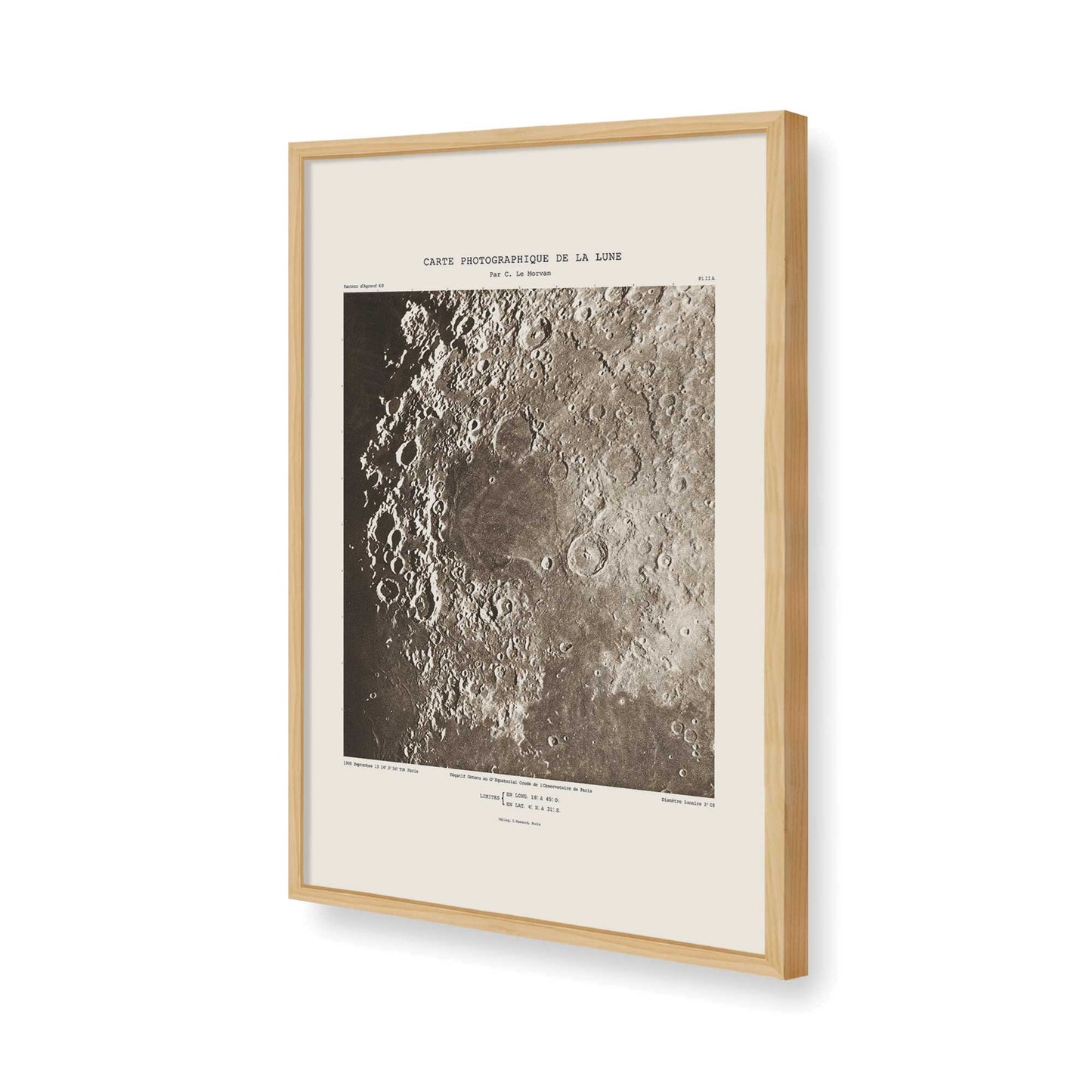 [Color:American Maple], Picture of art in a American Maple frame of the corner