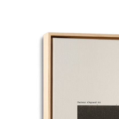 [Color:American Maple], Picture of art in a American Maple frame at an angle