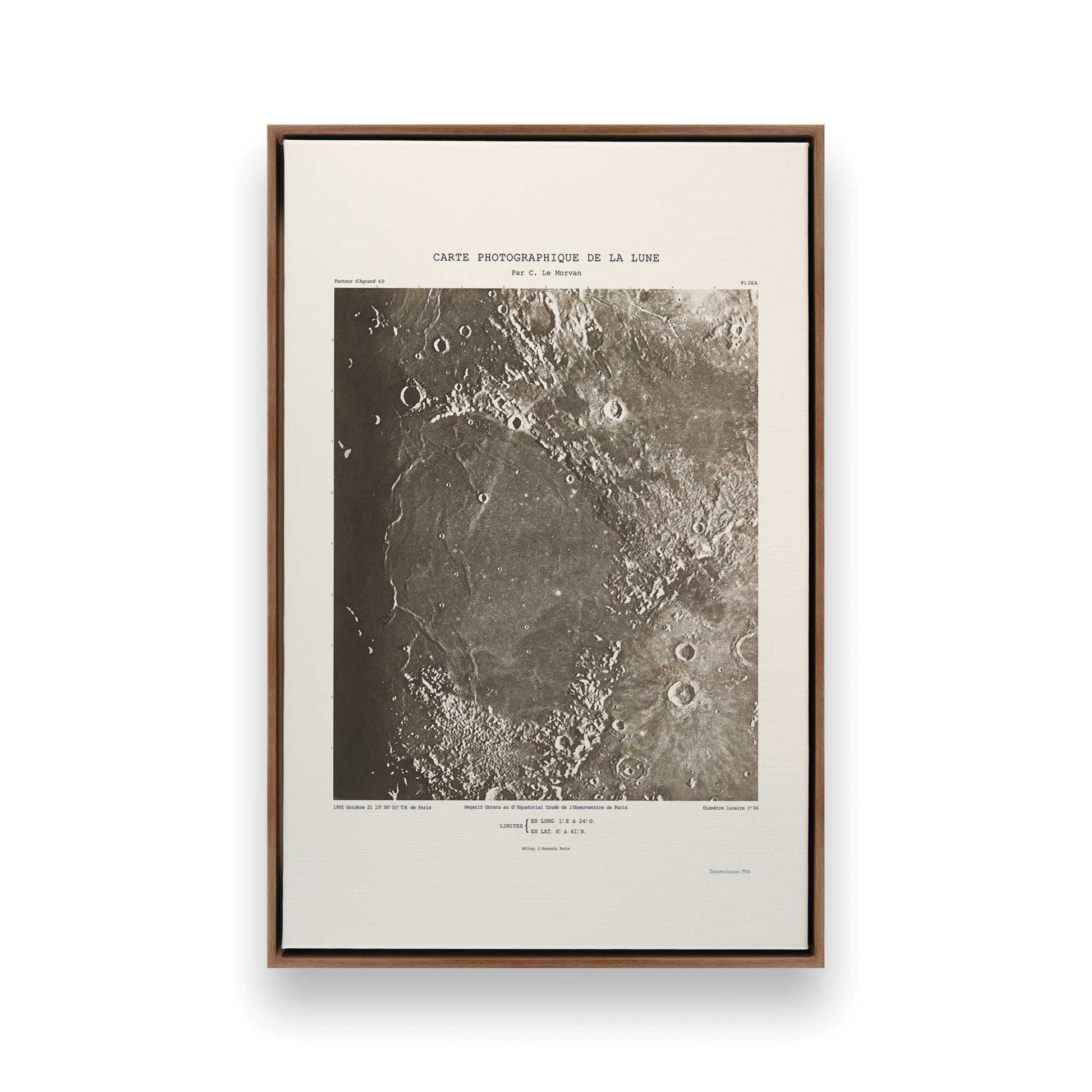 [Color:Walnut], Picture of art in a Walnut frame