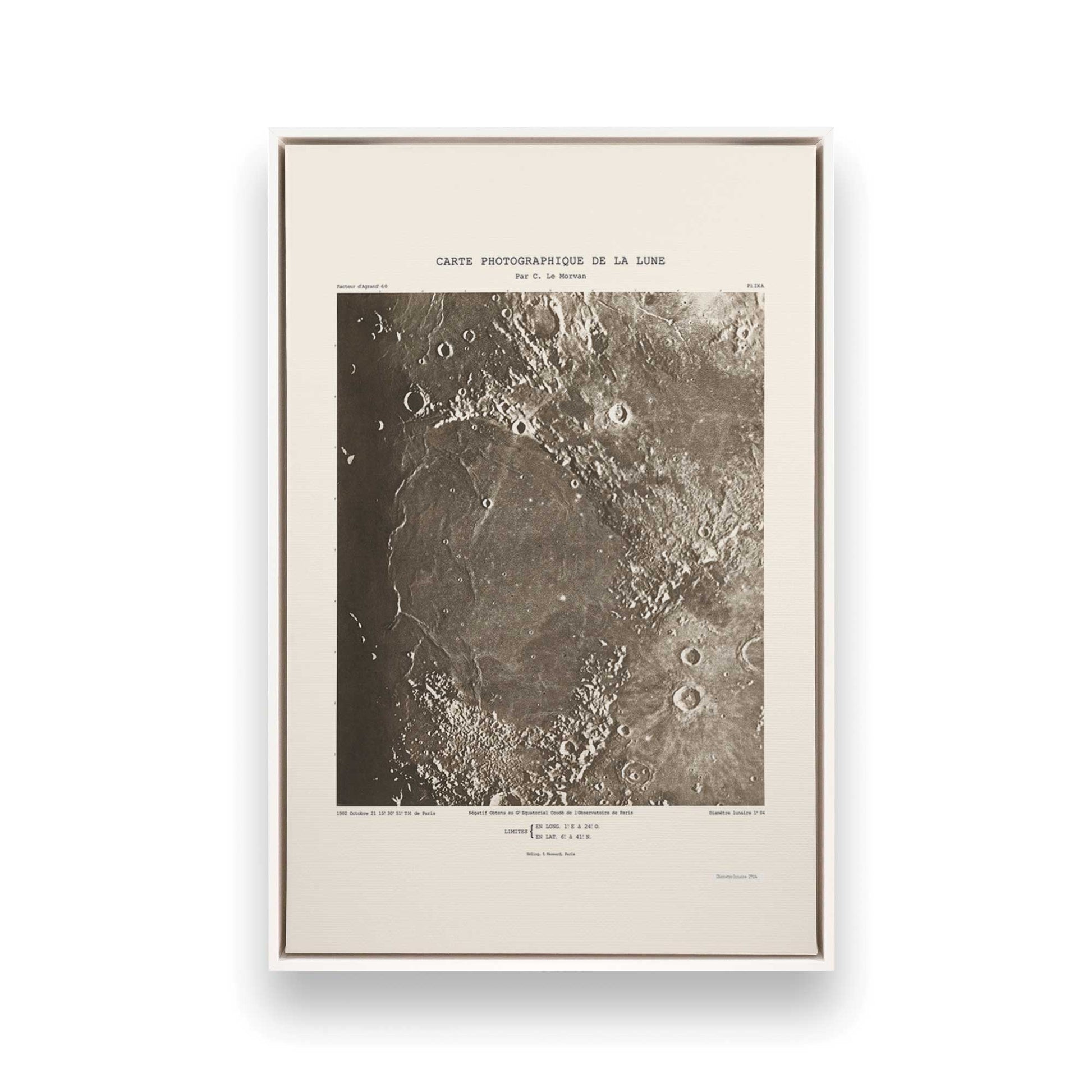 [Color:Opaque White], Picture of art in a White frame