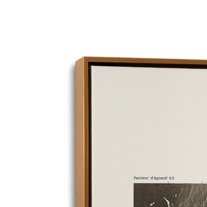 [Color:Polished Gold], Picture of art in a Polished Gold frame at an angle