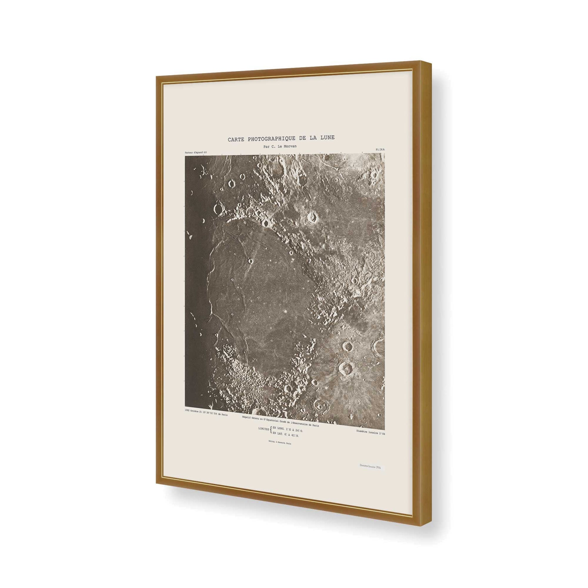 [Color:Polished Gold], Picture of art in a Polished Gold frame of the corner