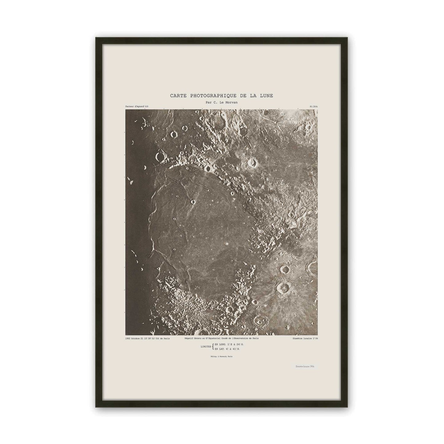[Color:Satin Black], Picture of art in a Satin Black frame