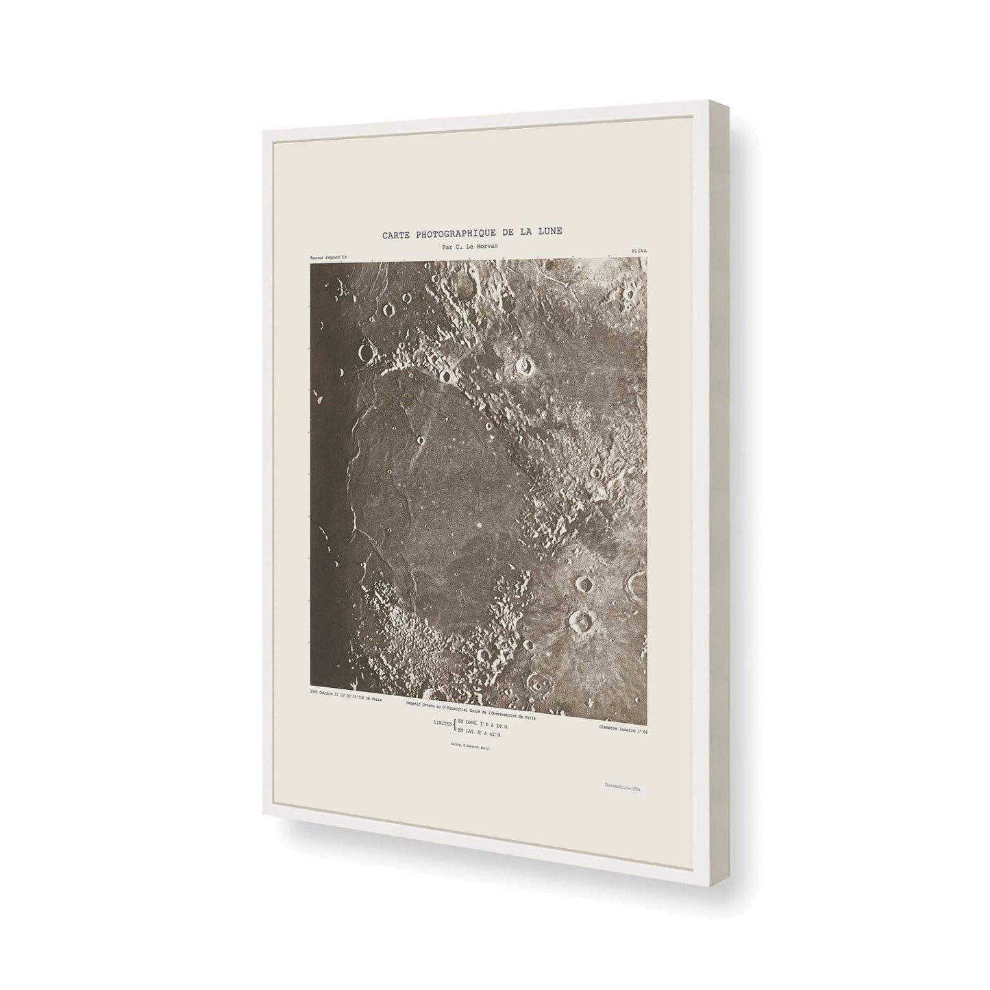 [Color:Opaque White], Picture of art in a Opaque White frame of the corner