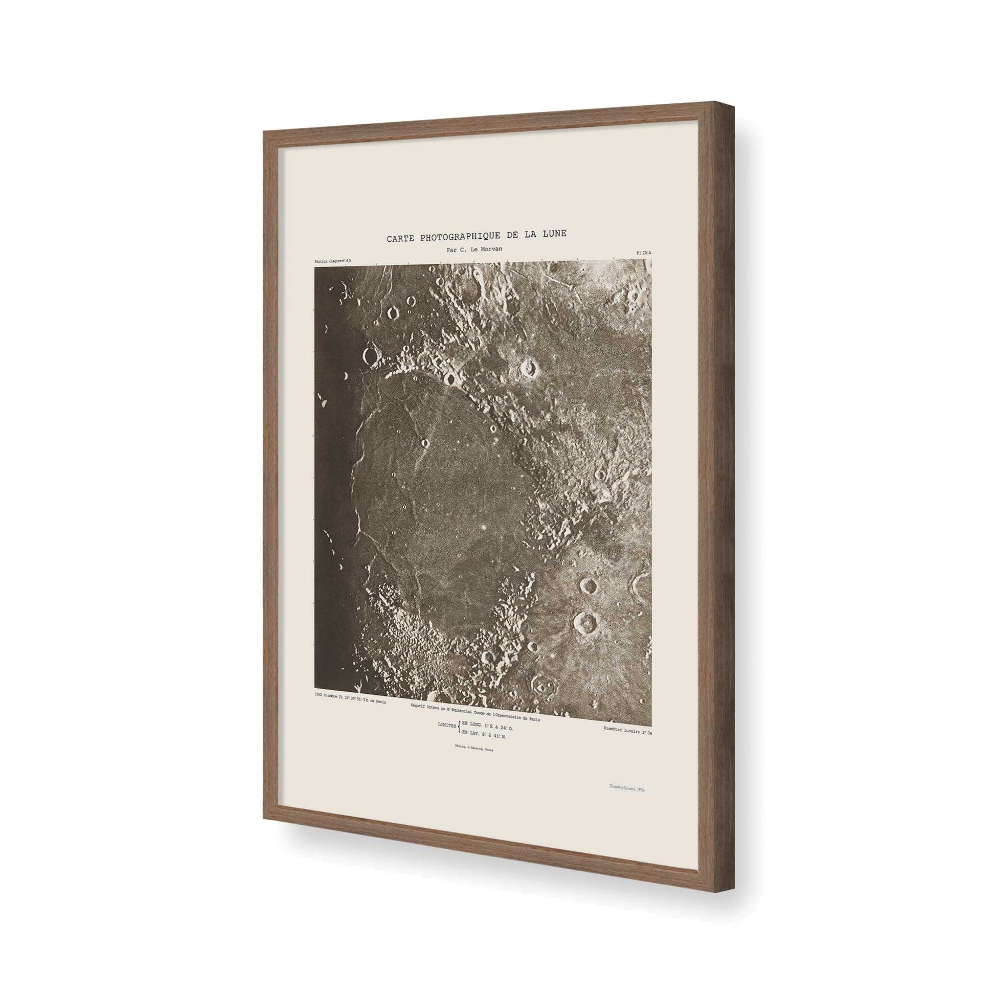 [Color:Walnut], Picture of art in a Walnut frame of the corner
