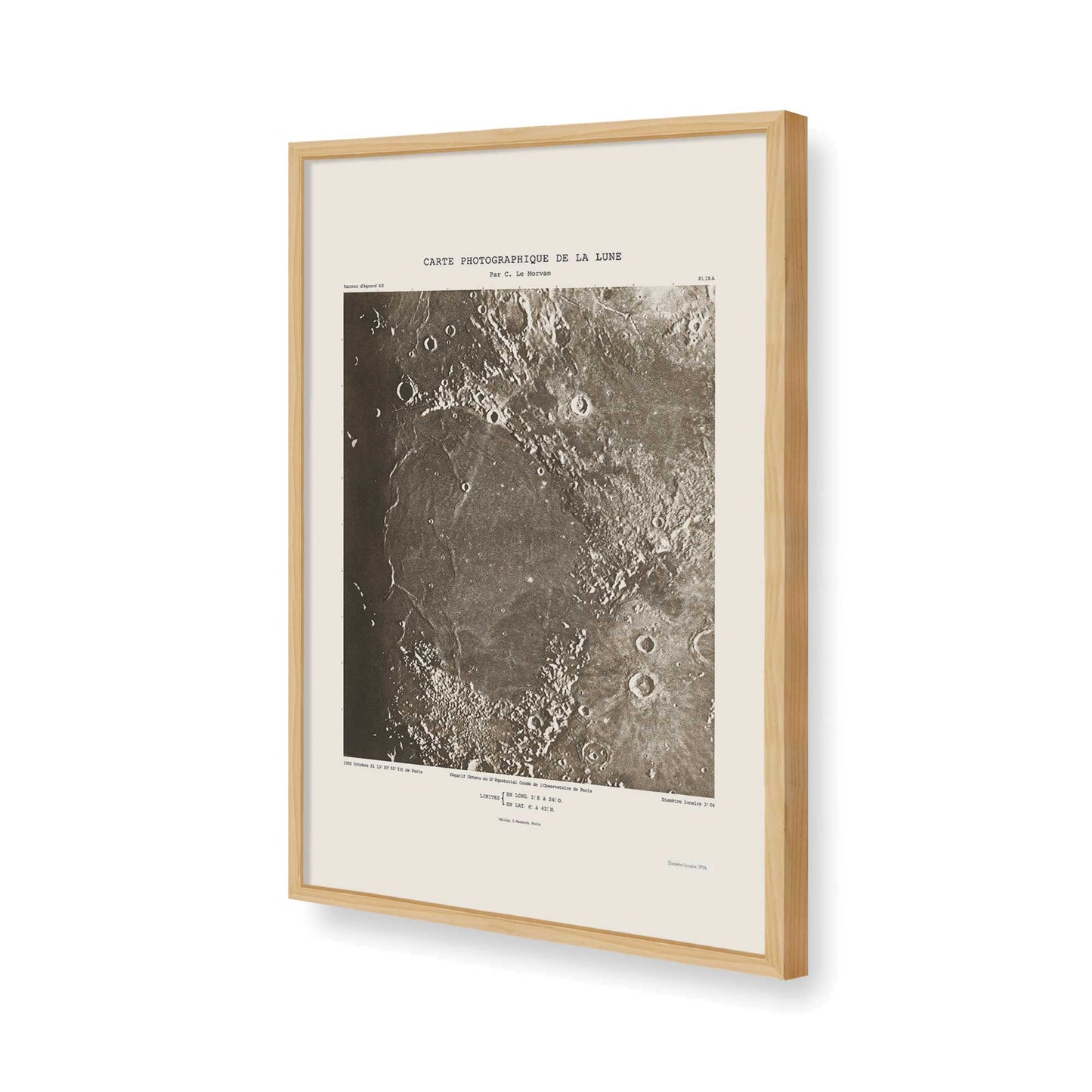 [Color:American Maple], Picture of art in a American Maple frame of the corner