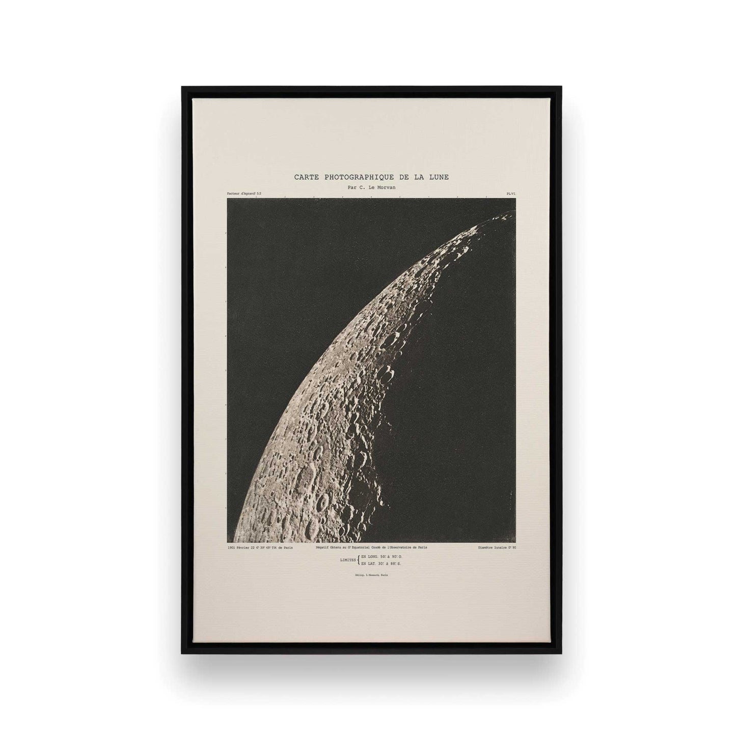 [Color:Satin Black], Picture of art in a Satin Black frame