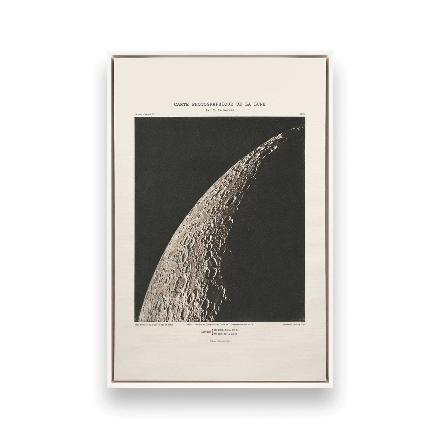 [Color:Opaque White], Picture of art in a White frame
