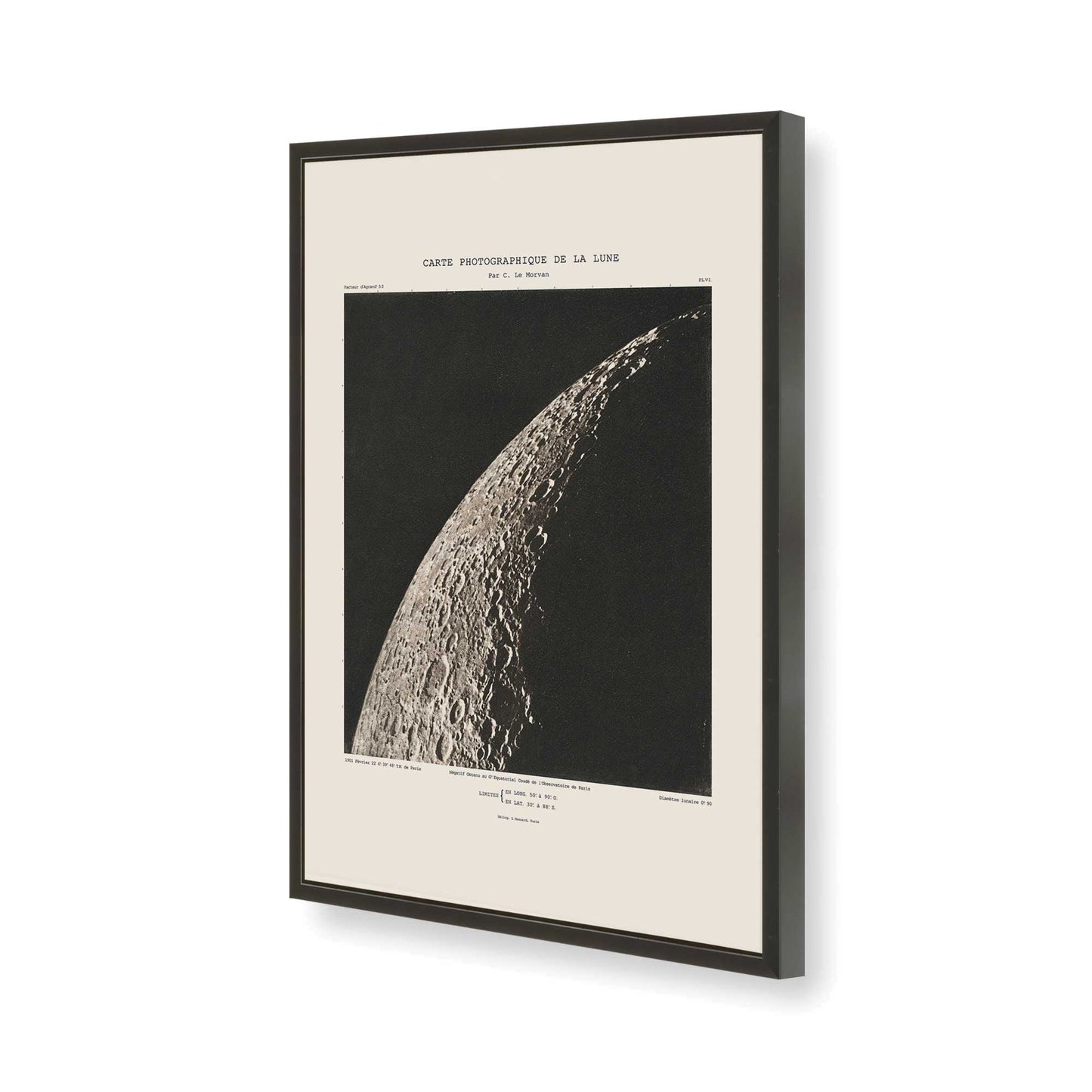 [Color:Satin Black], Picture of art in a Satin Black frame of the corner
