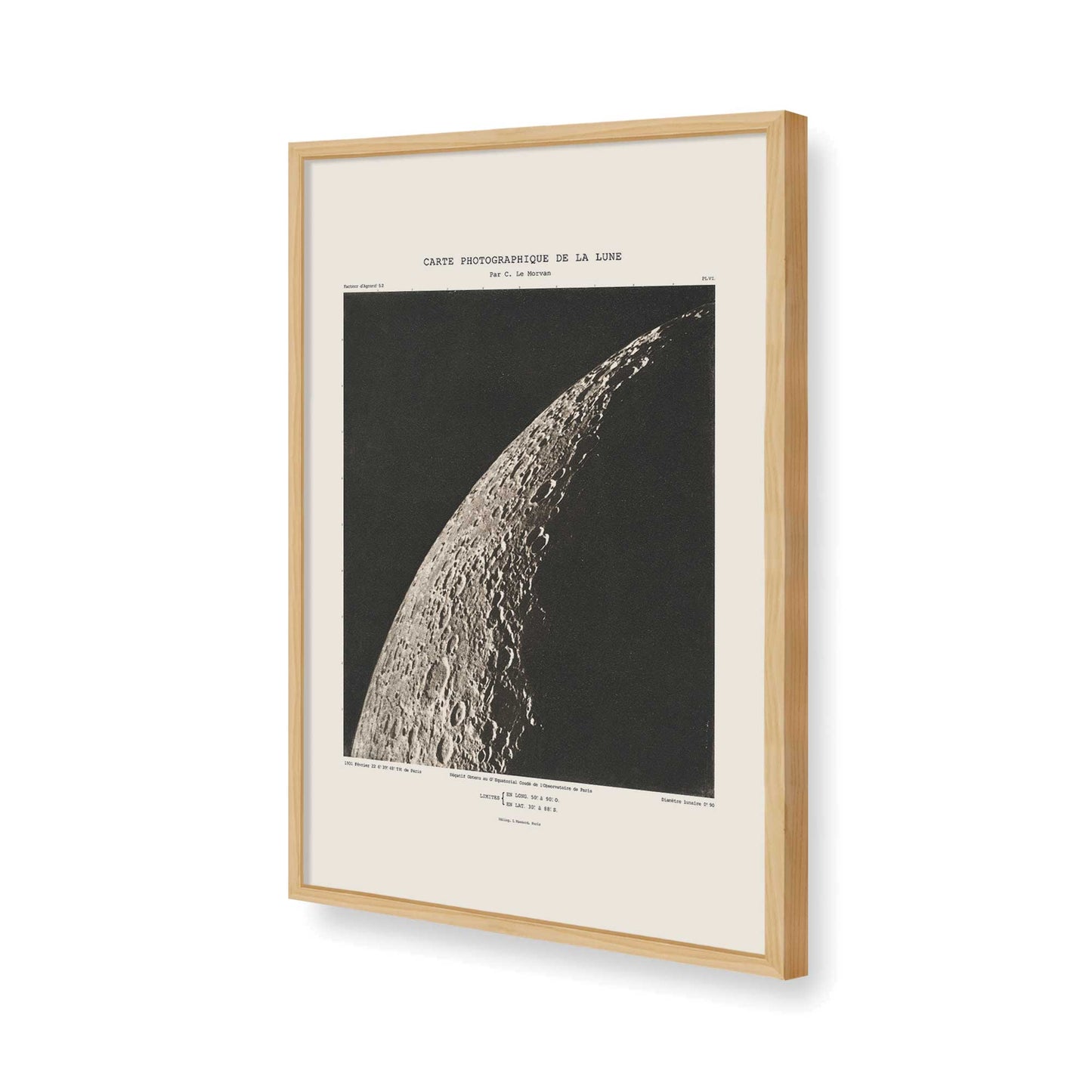 [Color:American Maple], Picture of art in a American Maple frame of the corner
