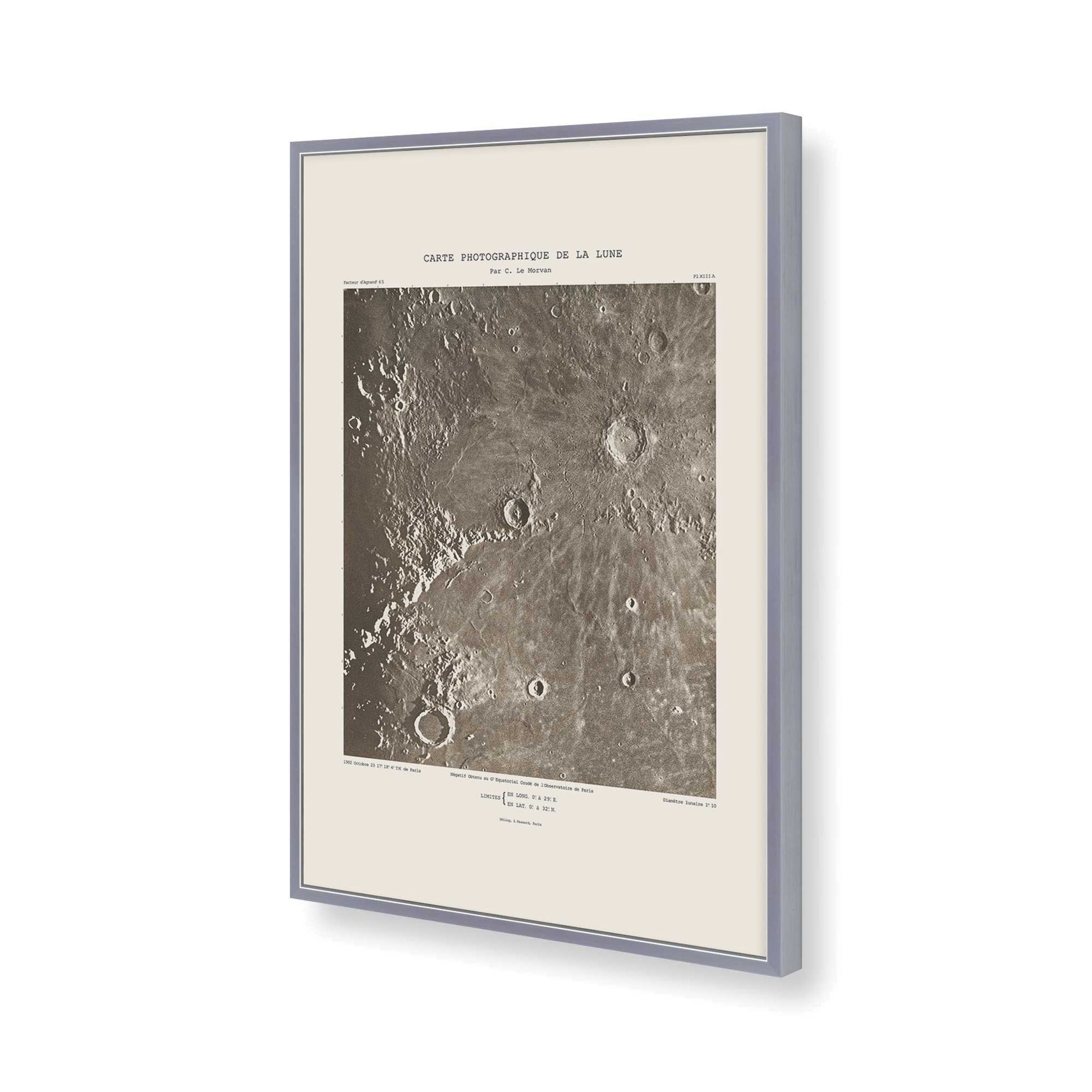 [Color:Polished Chrome], Picture of art in a Polished Chrome frame of the corner