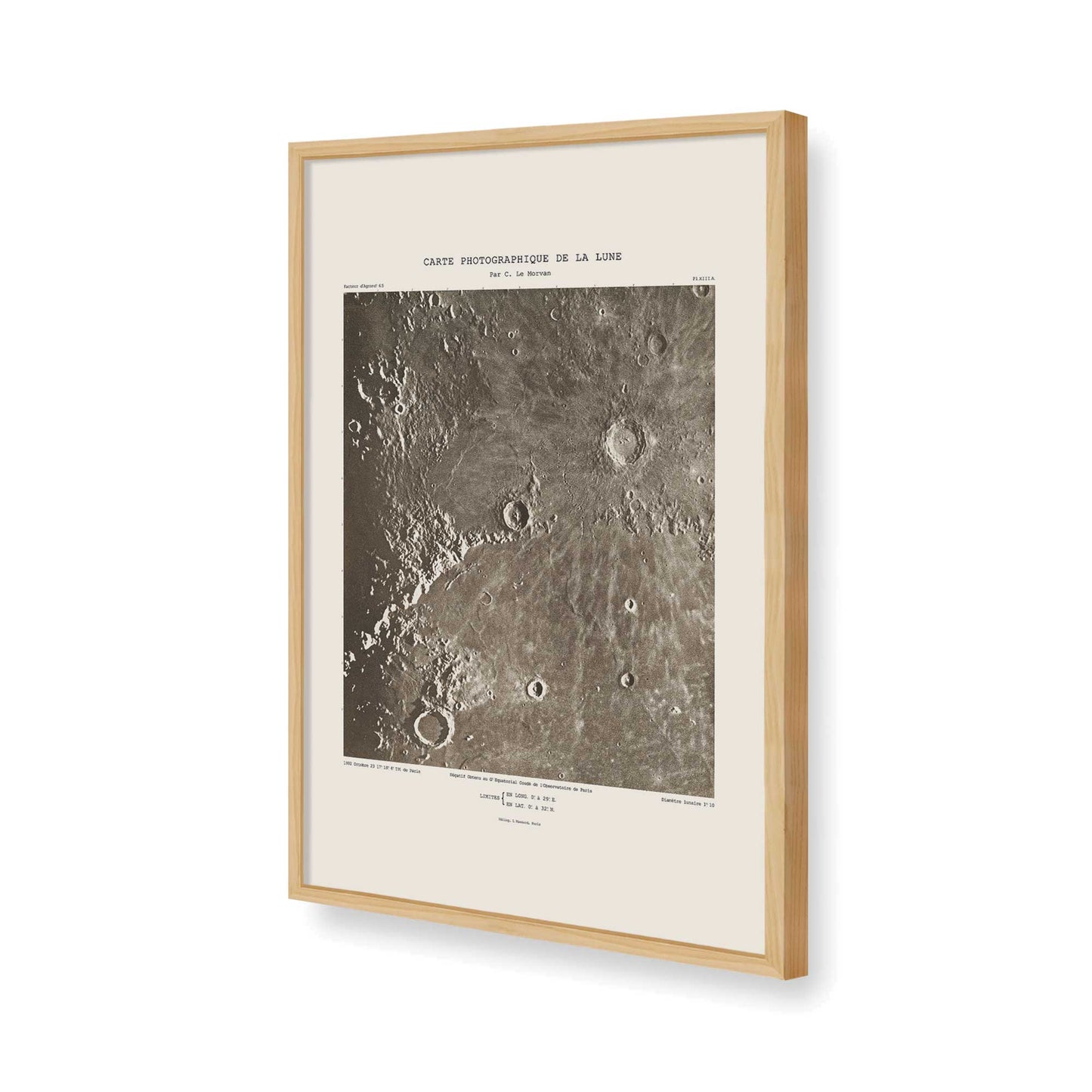 [Color:American Maple], Picture of art in a American Maple frame of the corner