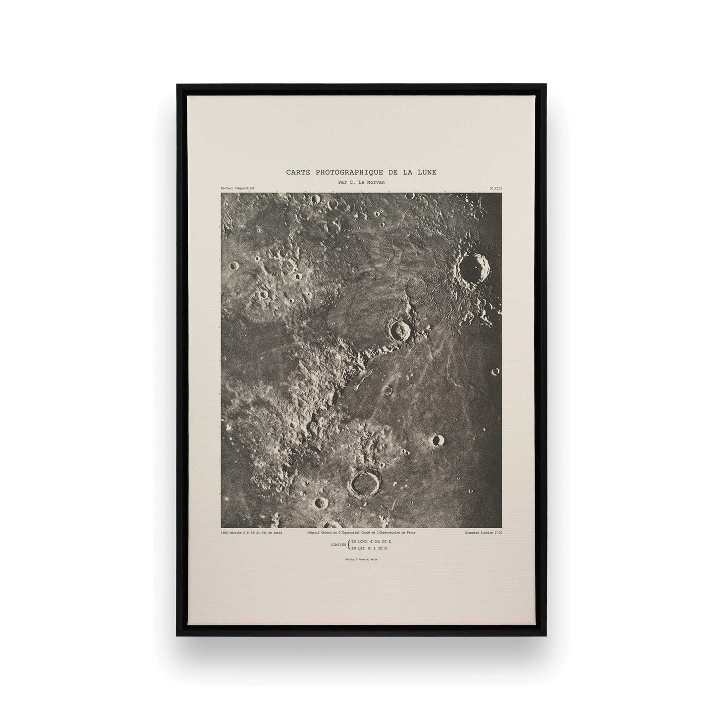 [Color:Satin Black], Picture of art in a Satin Black frame