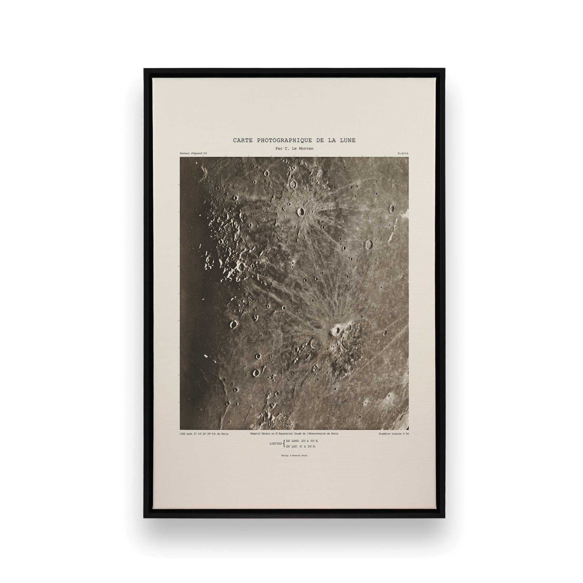 [Color:Satin Black], Picture of art in a Satin Black frame