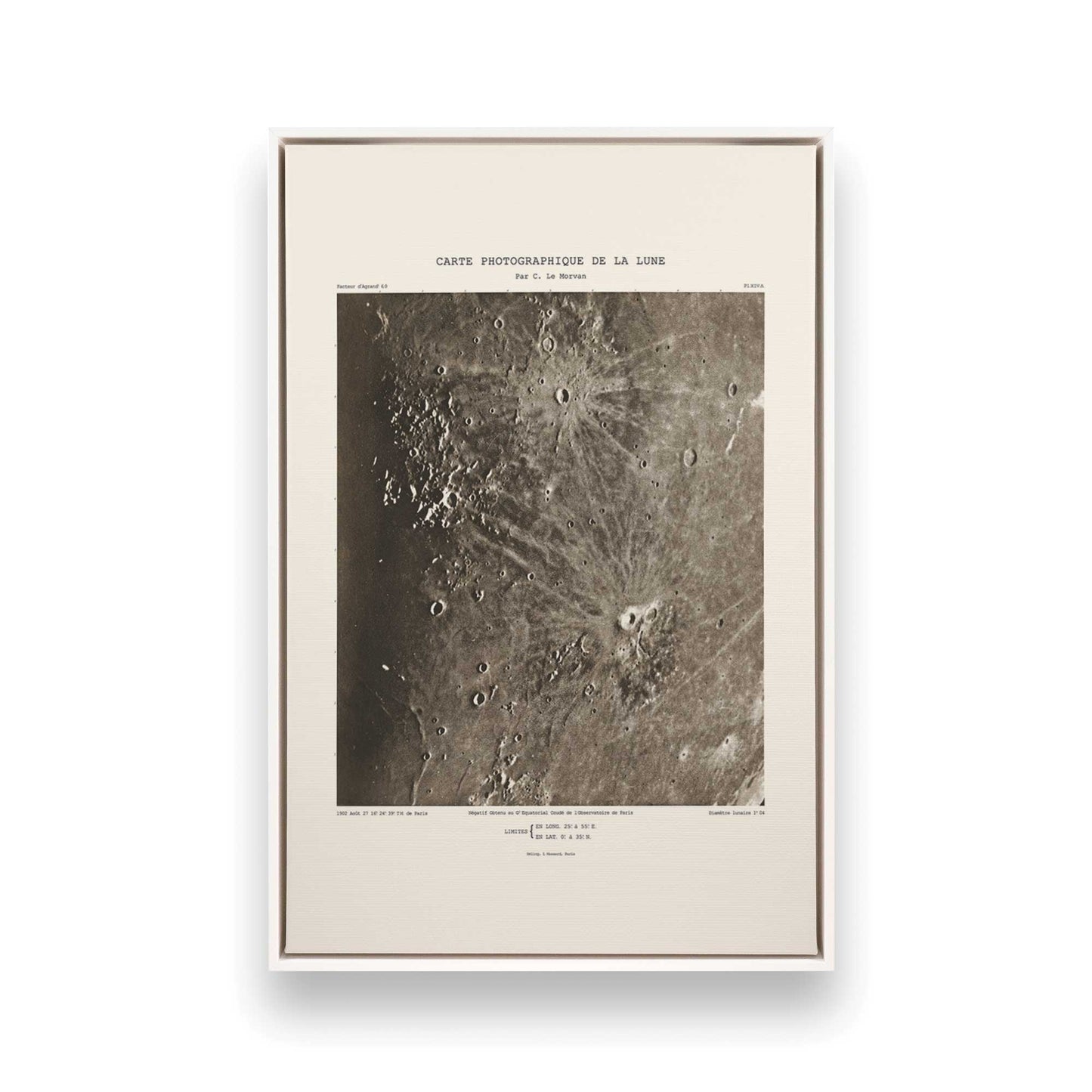 [Color:Opaque White], Picture of art in a White frame