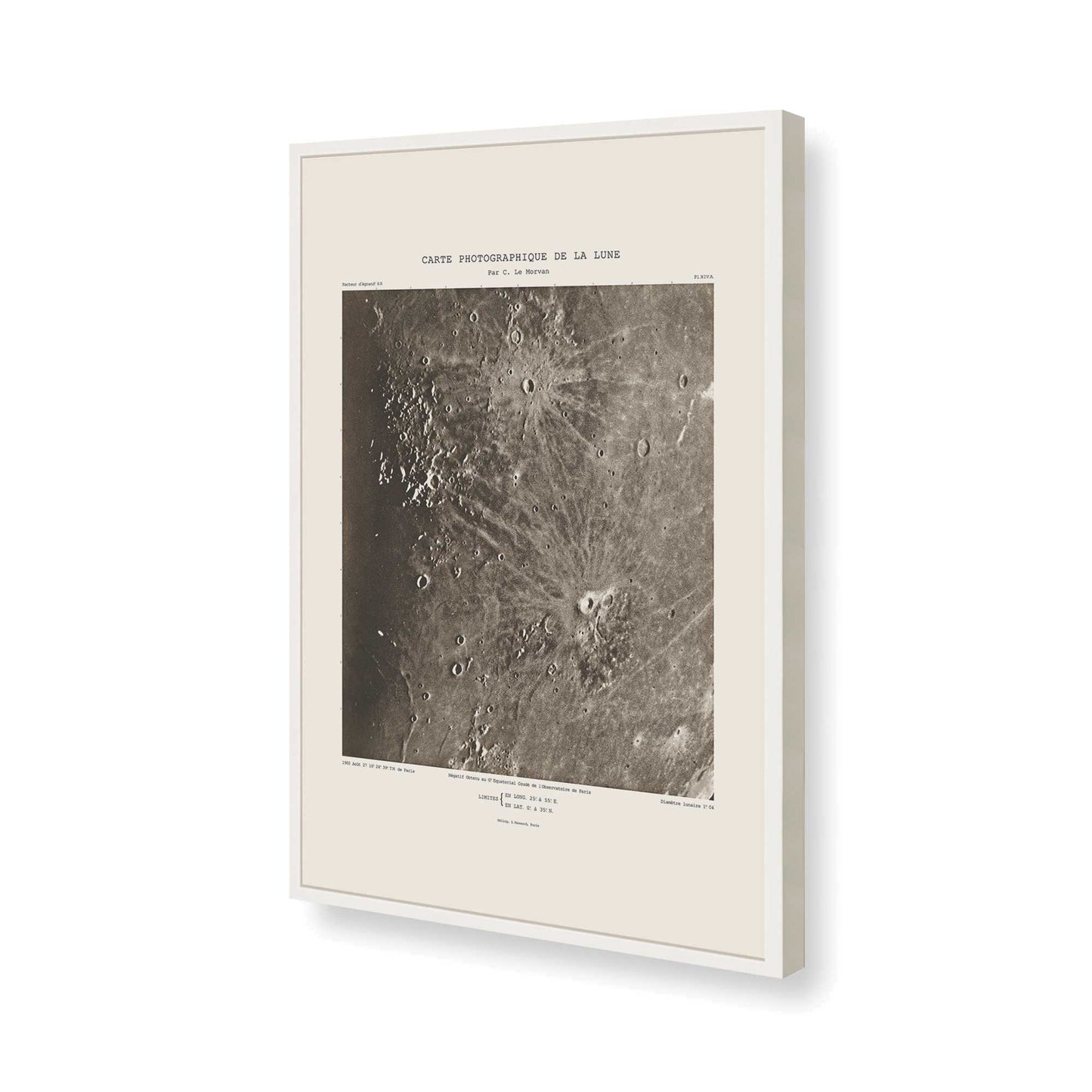 [Color:Opaque White], Picture of art in a Opaque White frame of the corner