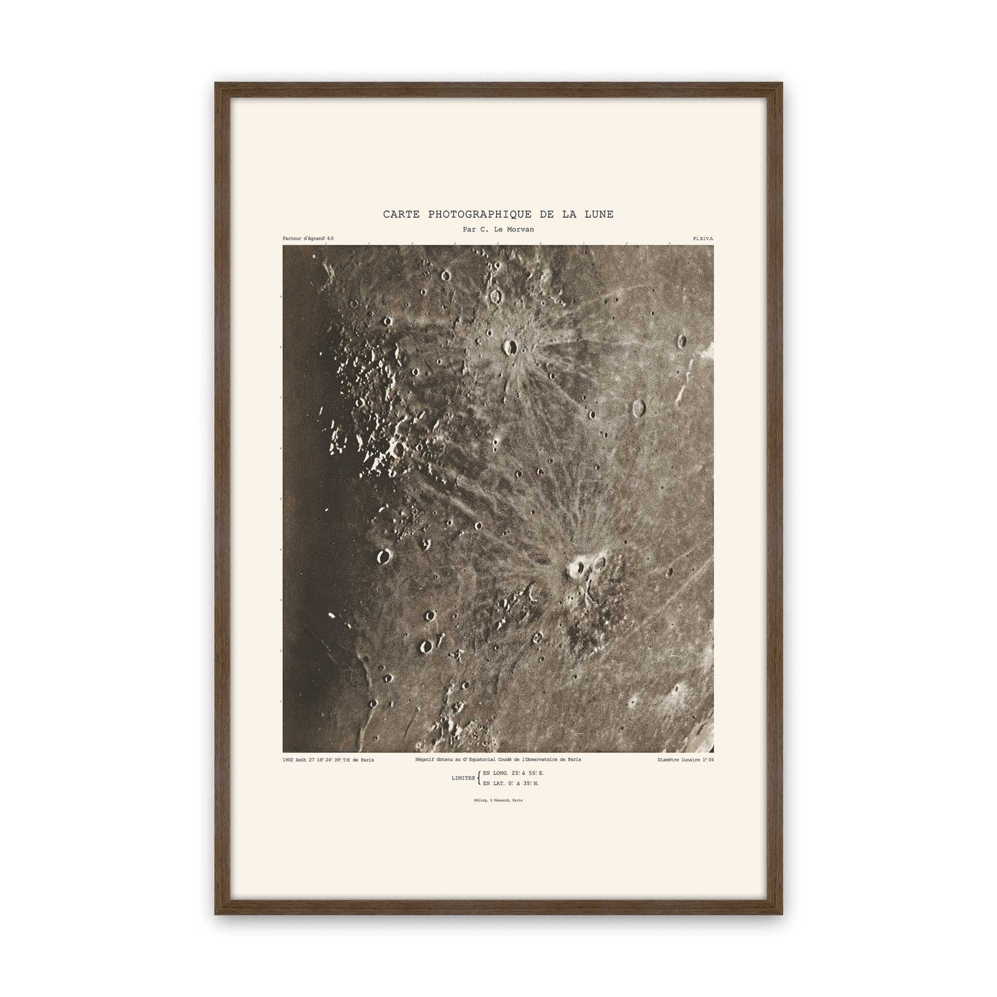 [Color:Walnut], Picture of art in a Walnut frame
