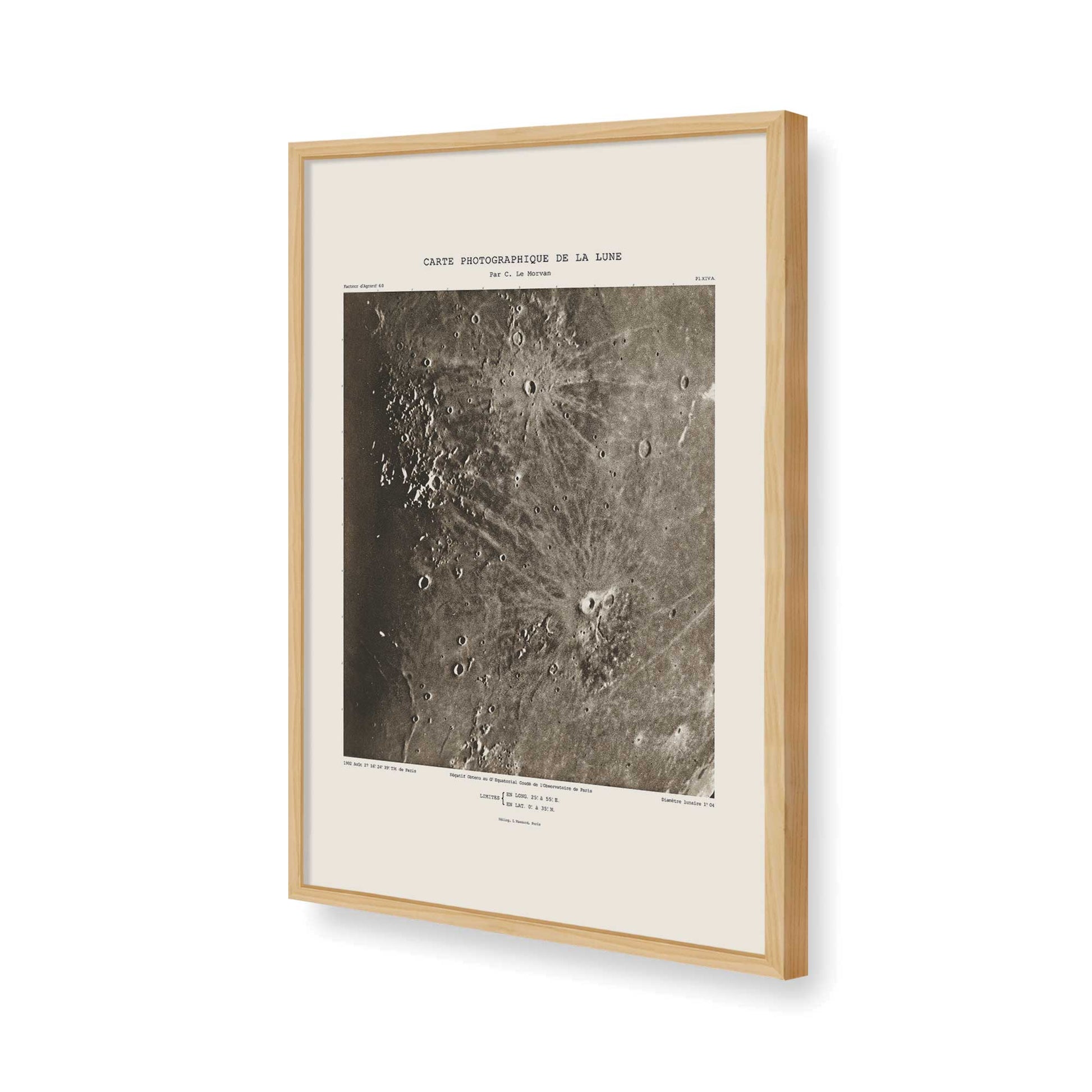 [Color:American Maple], Picture of art in a American Maple frame of the corner