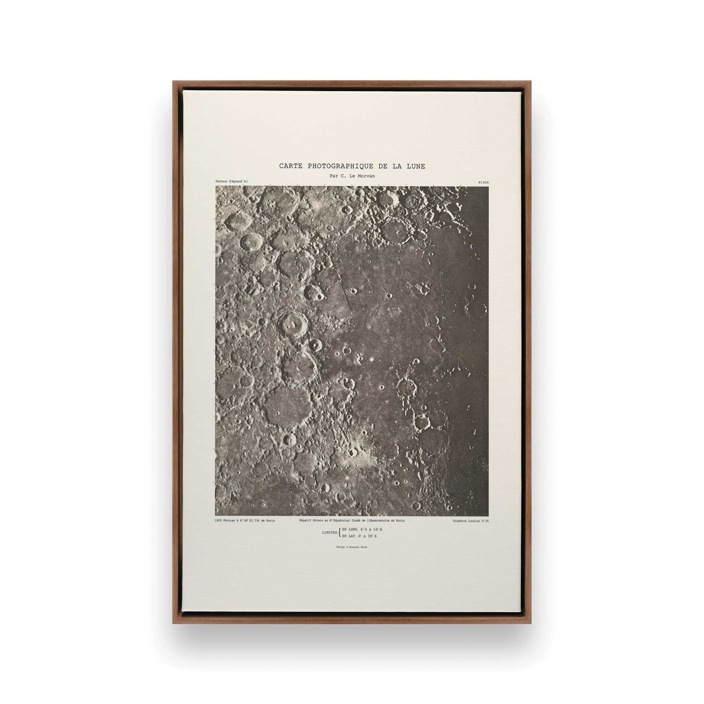 [Color:Walnut], Picture of art in a Walnut frame