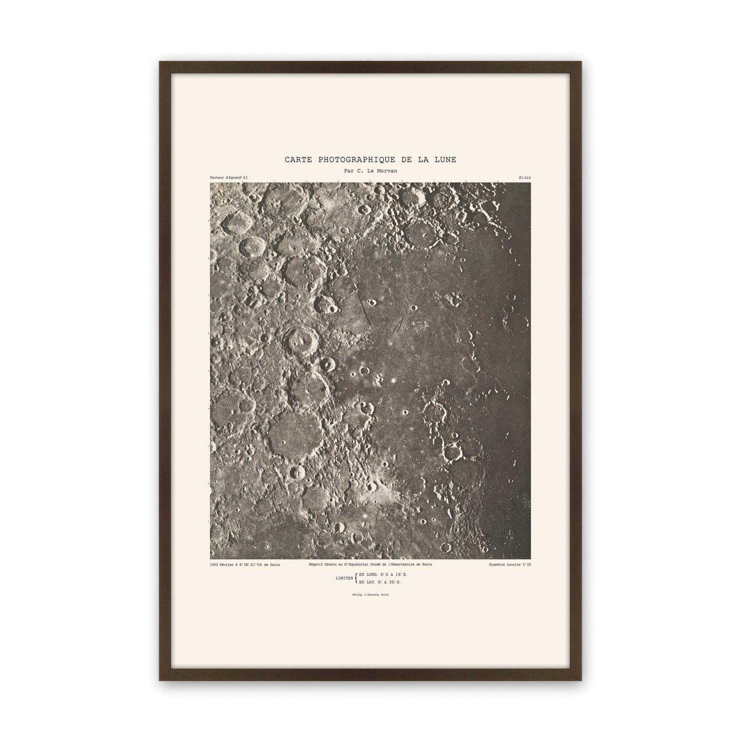 [Color:Brown], Picture of art in a Brown frame