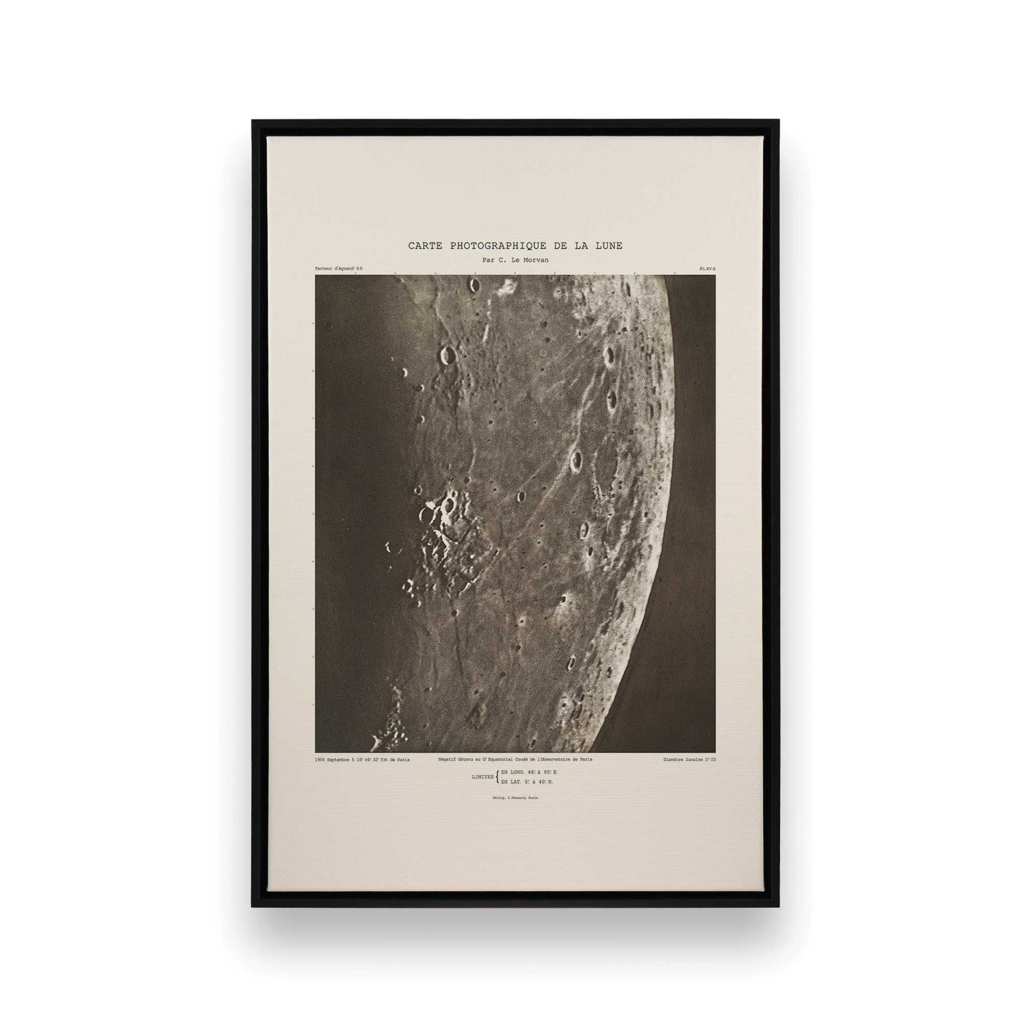 [Color:Satin Black], Picture of art in a Satin Black frame
