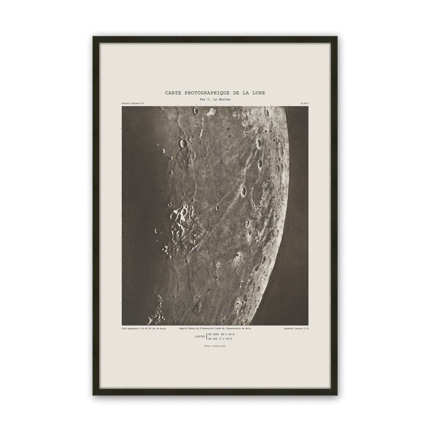 [Color:Satin Black], Picture of art in a Satin Black frame