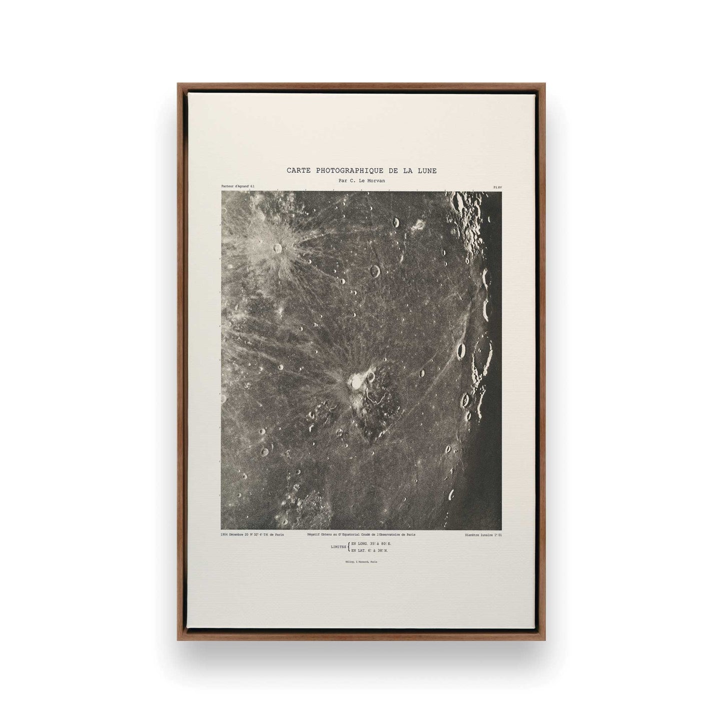 [Color:Walnut], Picture of art in a Walnut frame