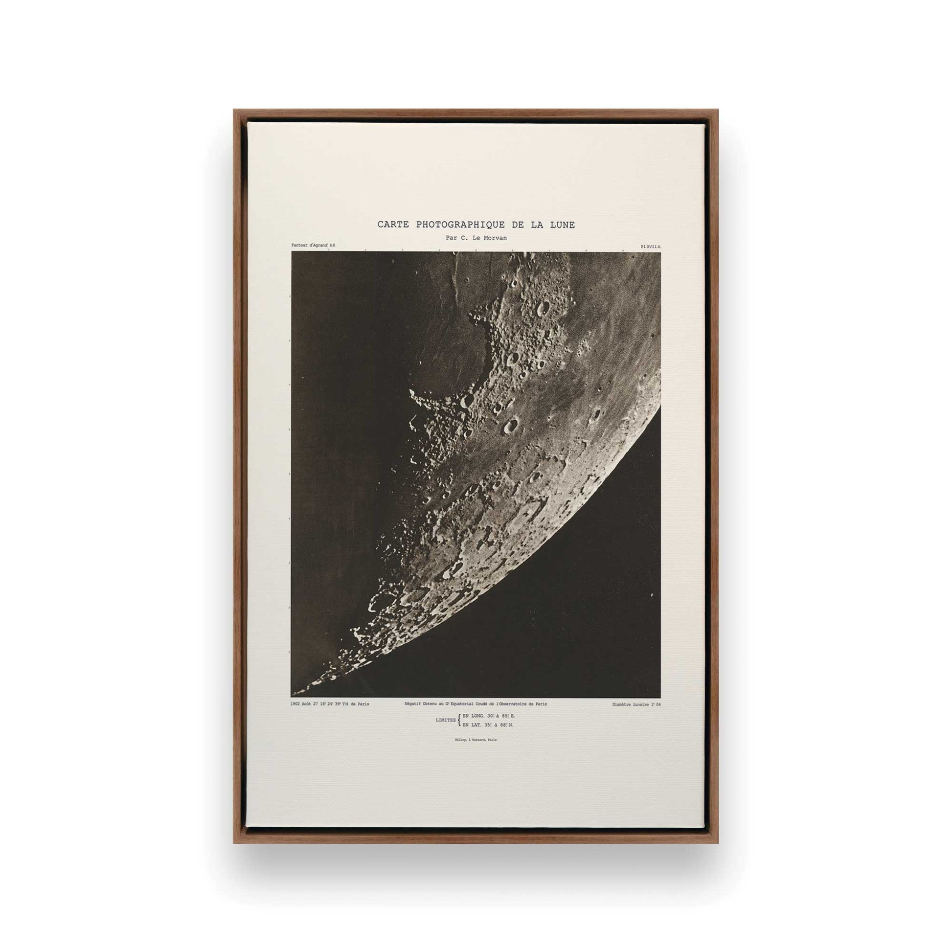 [Color:Walnut], Picture of art in a Walnut frame
