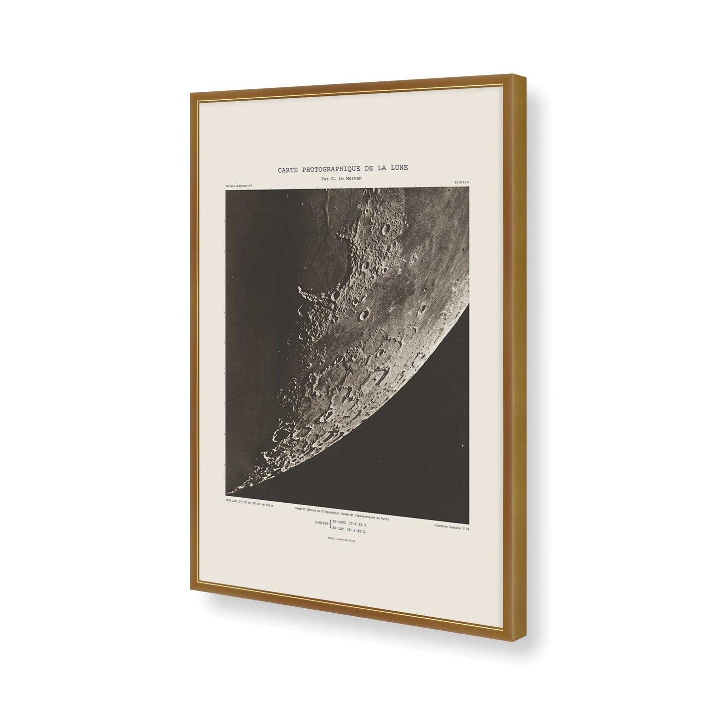 [Color:Polished Gold], Picture of art in a Polished Gold frame of the corner